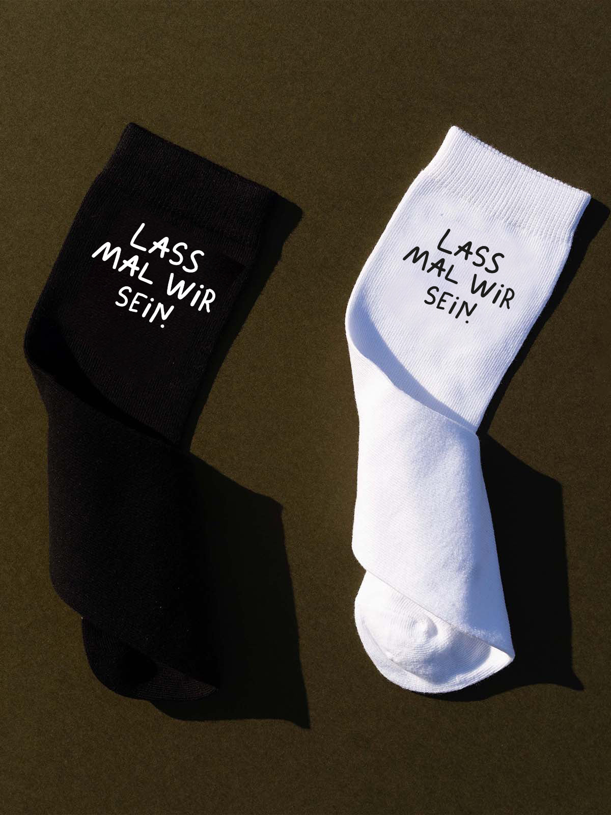 Socken unisex — "LASS MAL..."