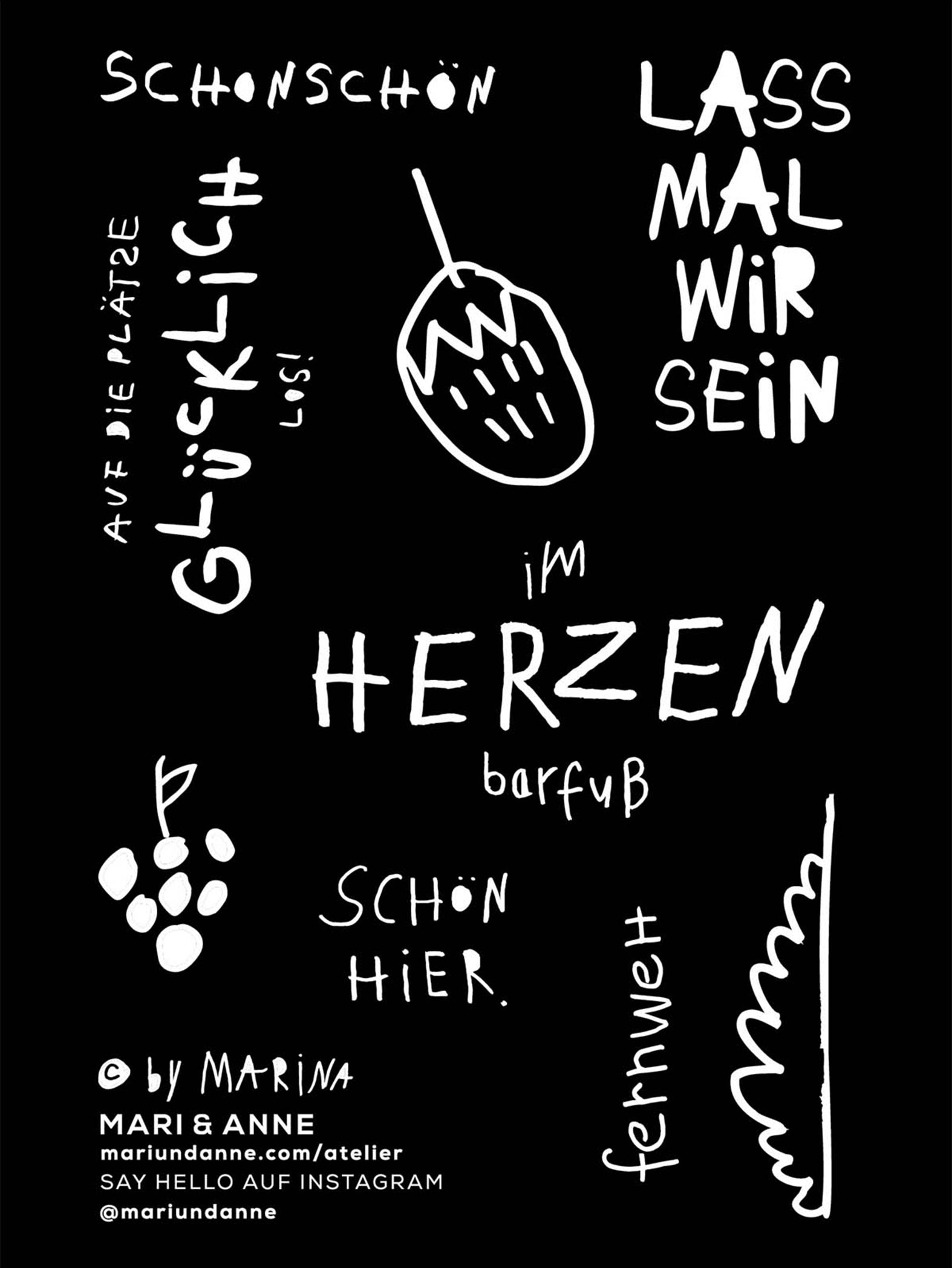 AUFKLEBERSET — SCHON SCHÖN