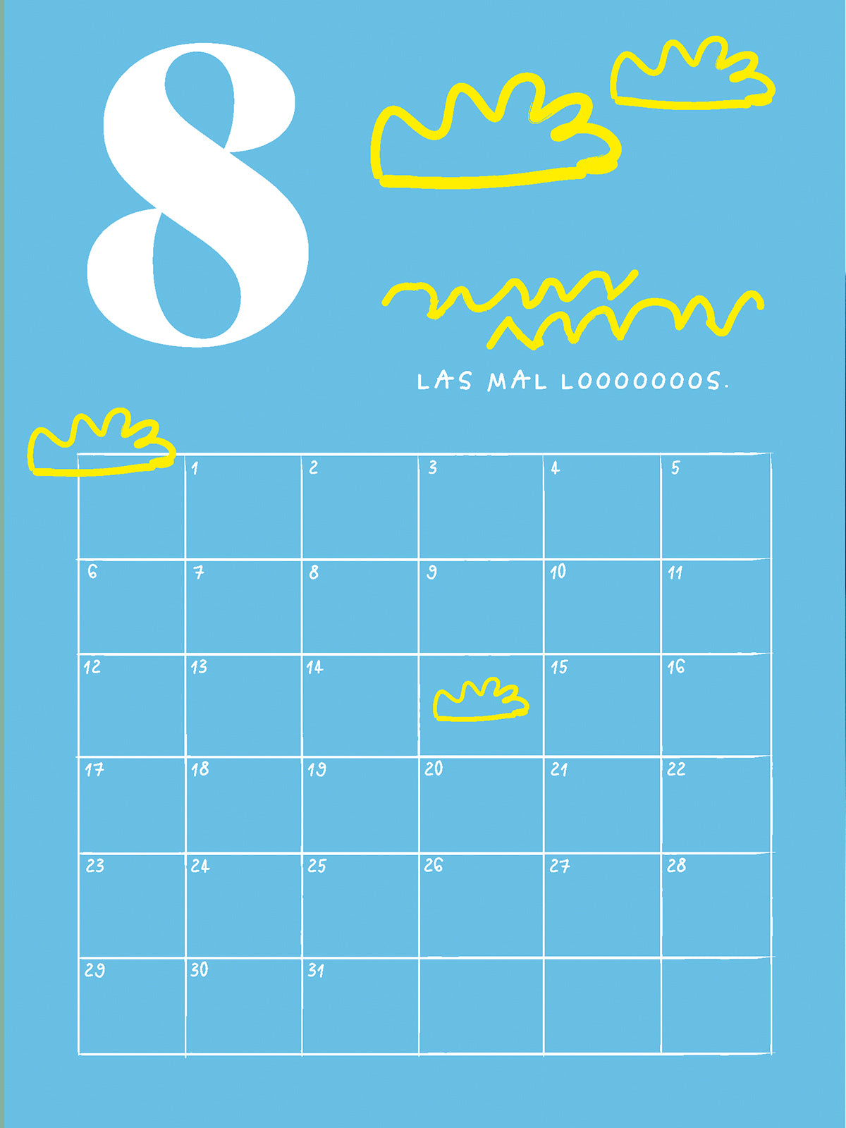 Geburtstagskalender — Kalender ohne Jahresbezug