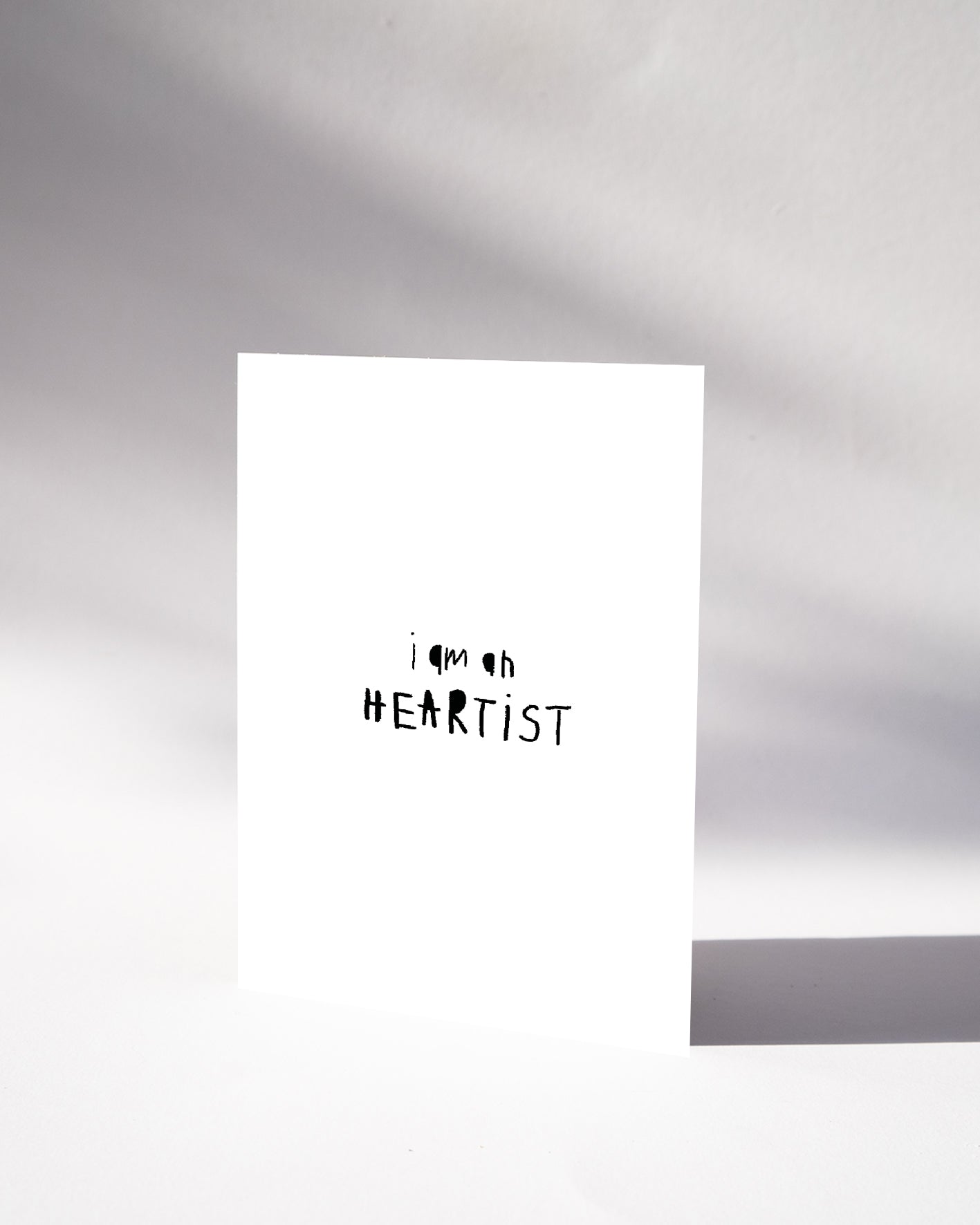 POSTKARTE — I AM AN HEARTIST