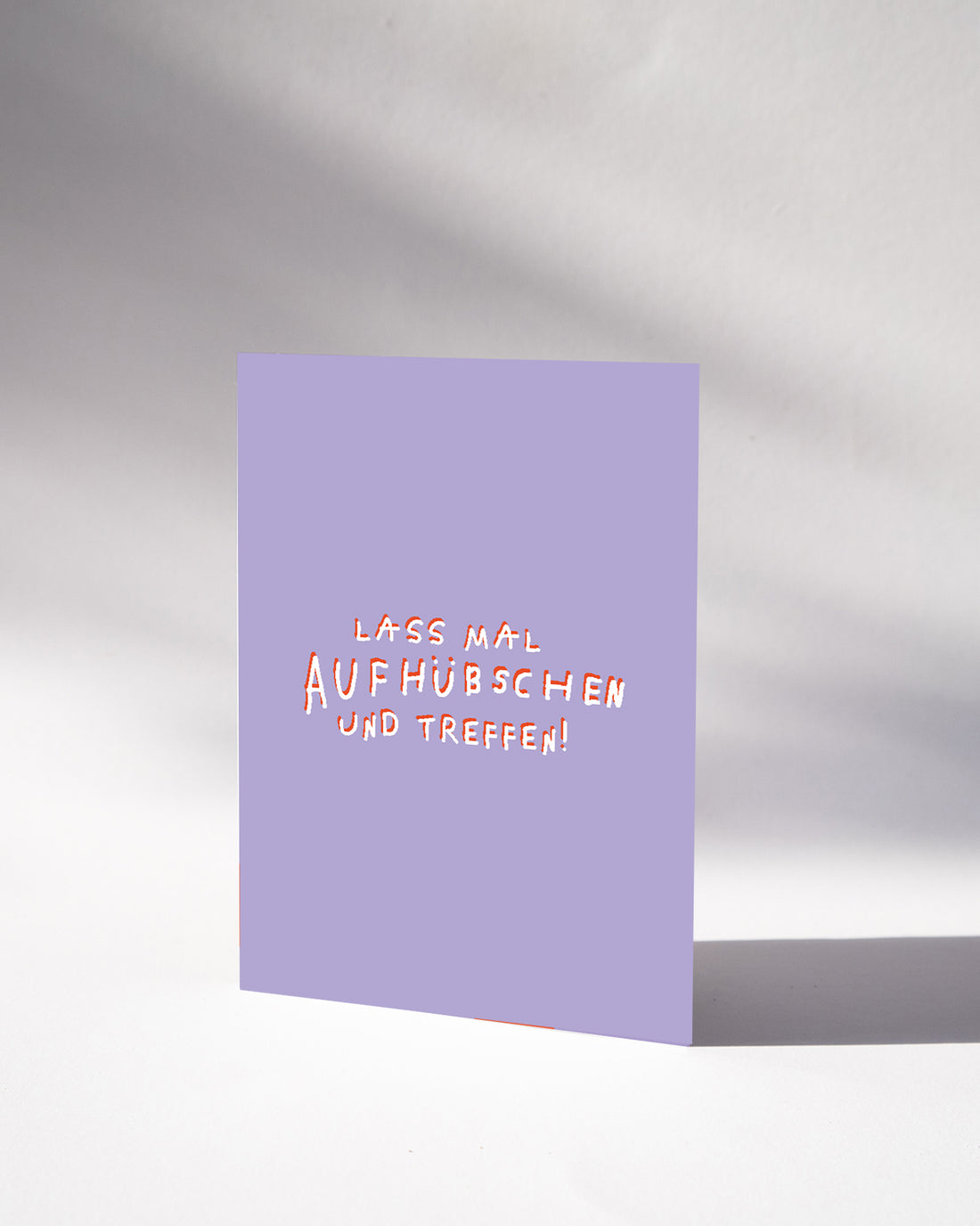 POSTKARTE — LASS MAL AUFHÜBSCHEN UND TREFFEN