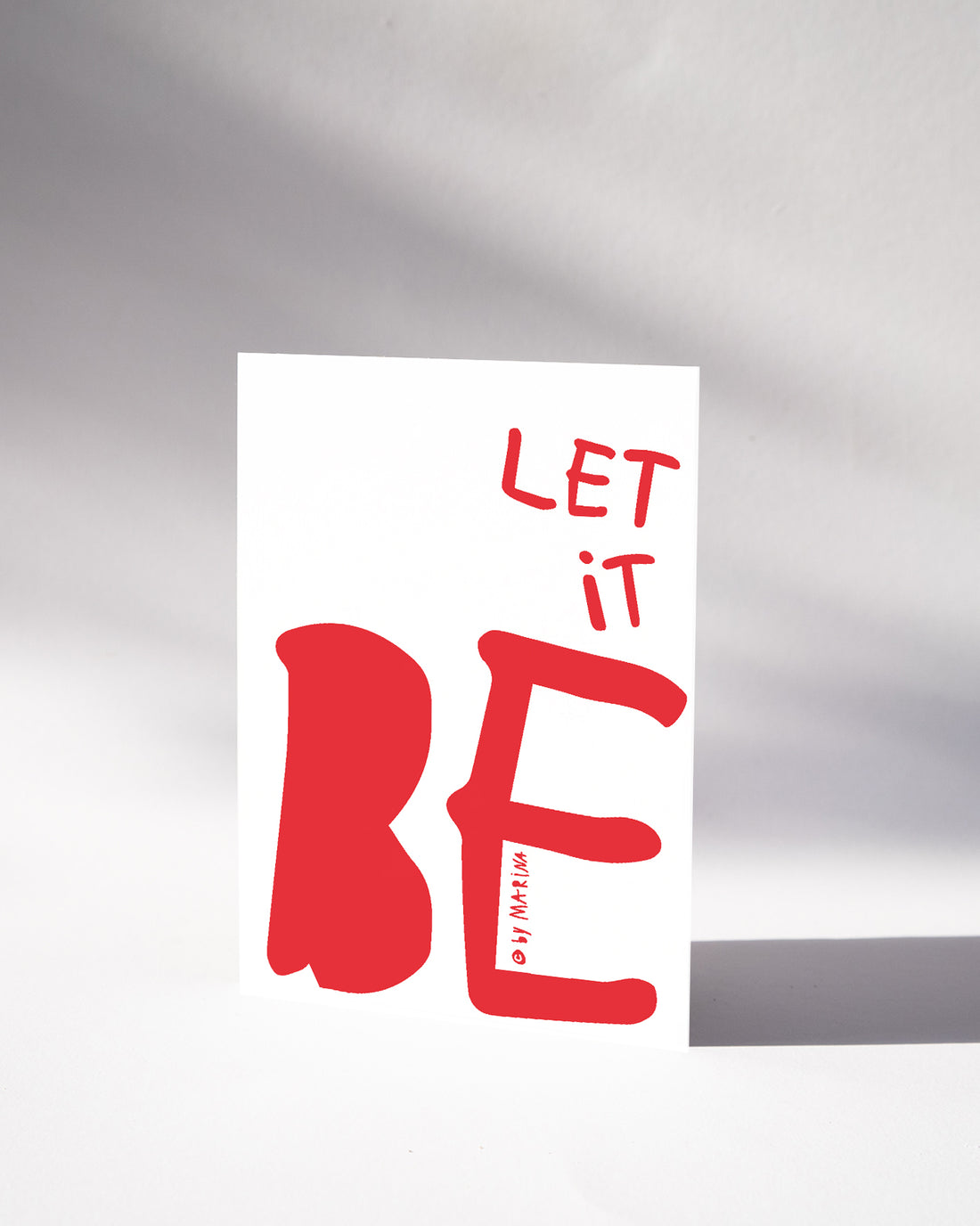 POSTKARTE — LET IT BE