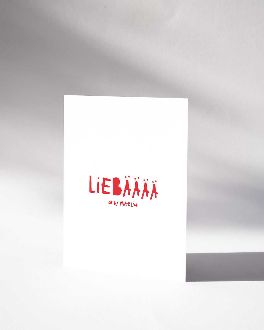 POSTKARTE — LIEBÄÄÄ