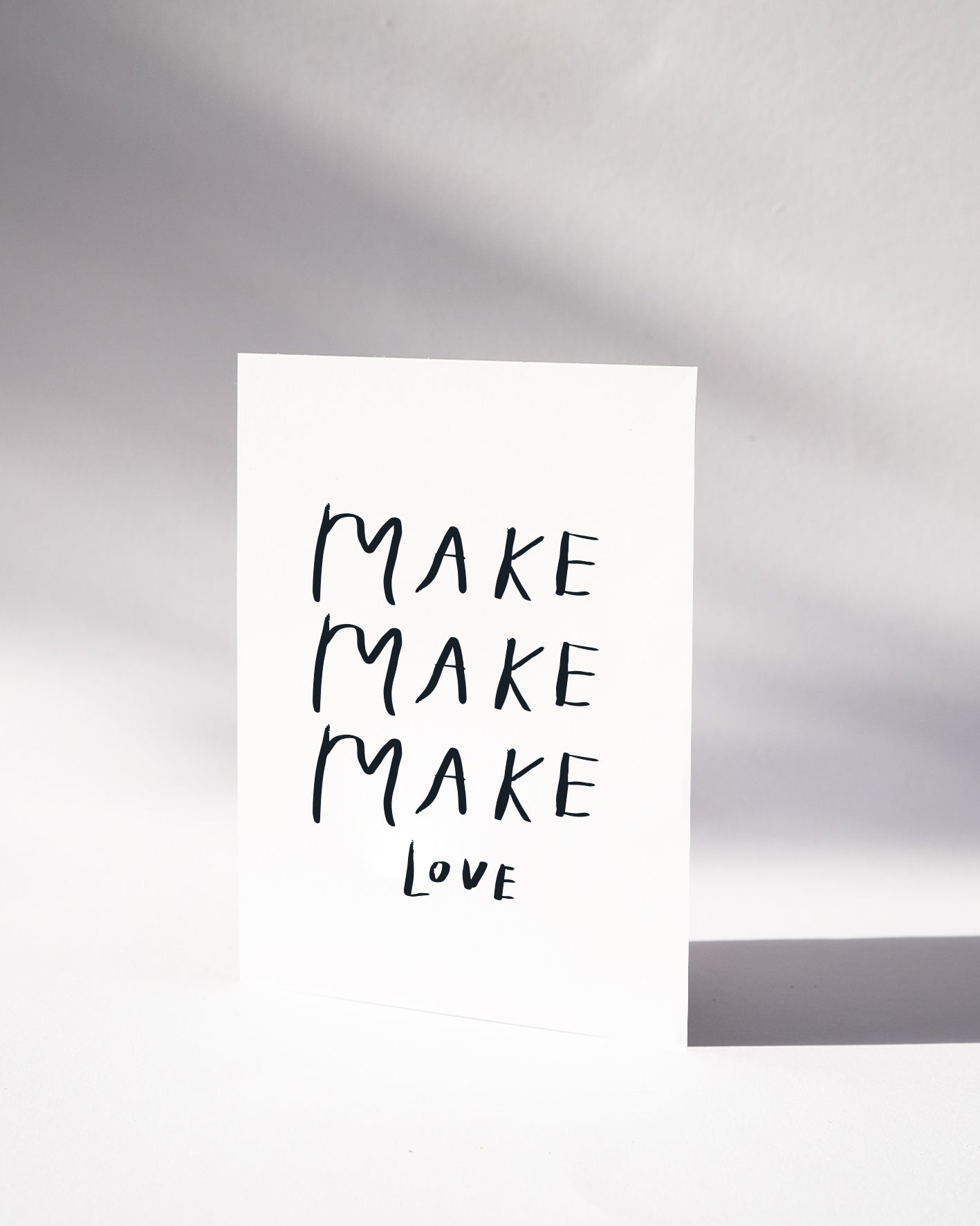 POSTKARTE — MAKE LOVE