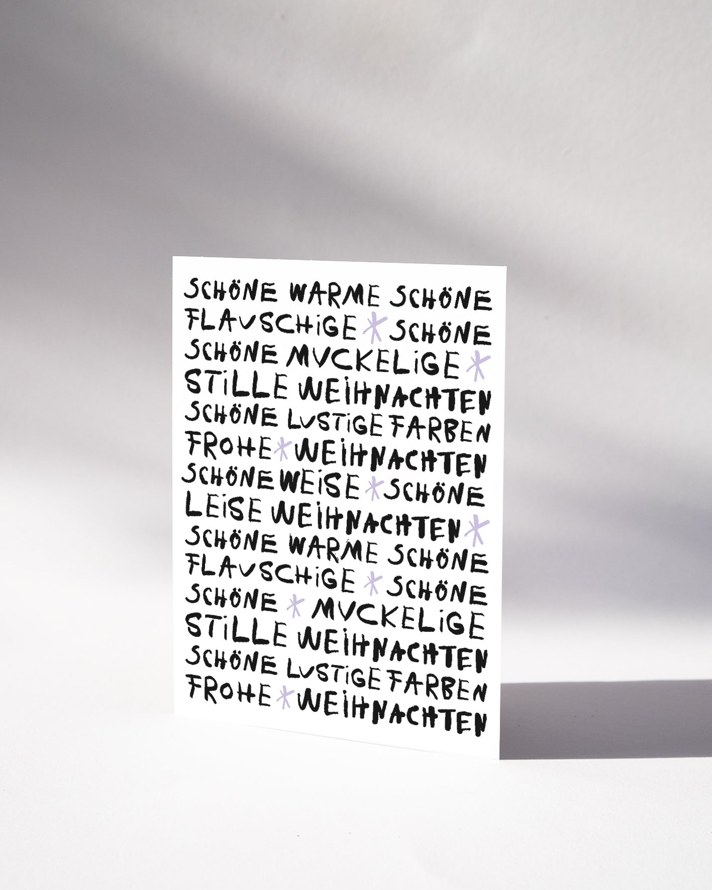 POSTKARTE — MUCKELIGE WEIHNACHTEN