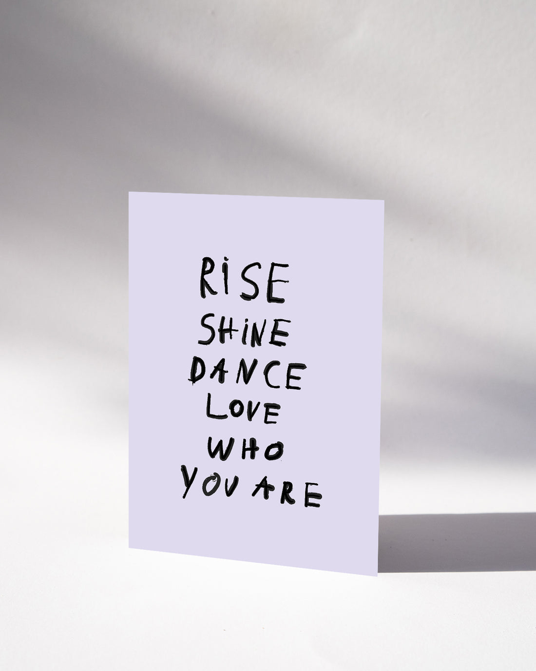 Postkarte — RISE SHINE DANCE...