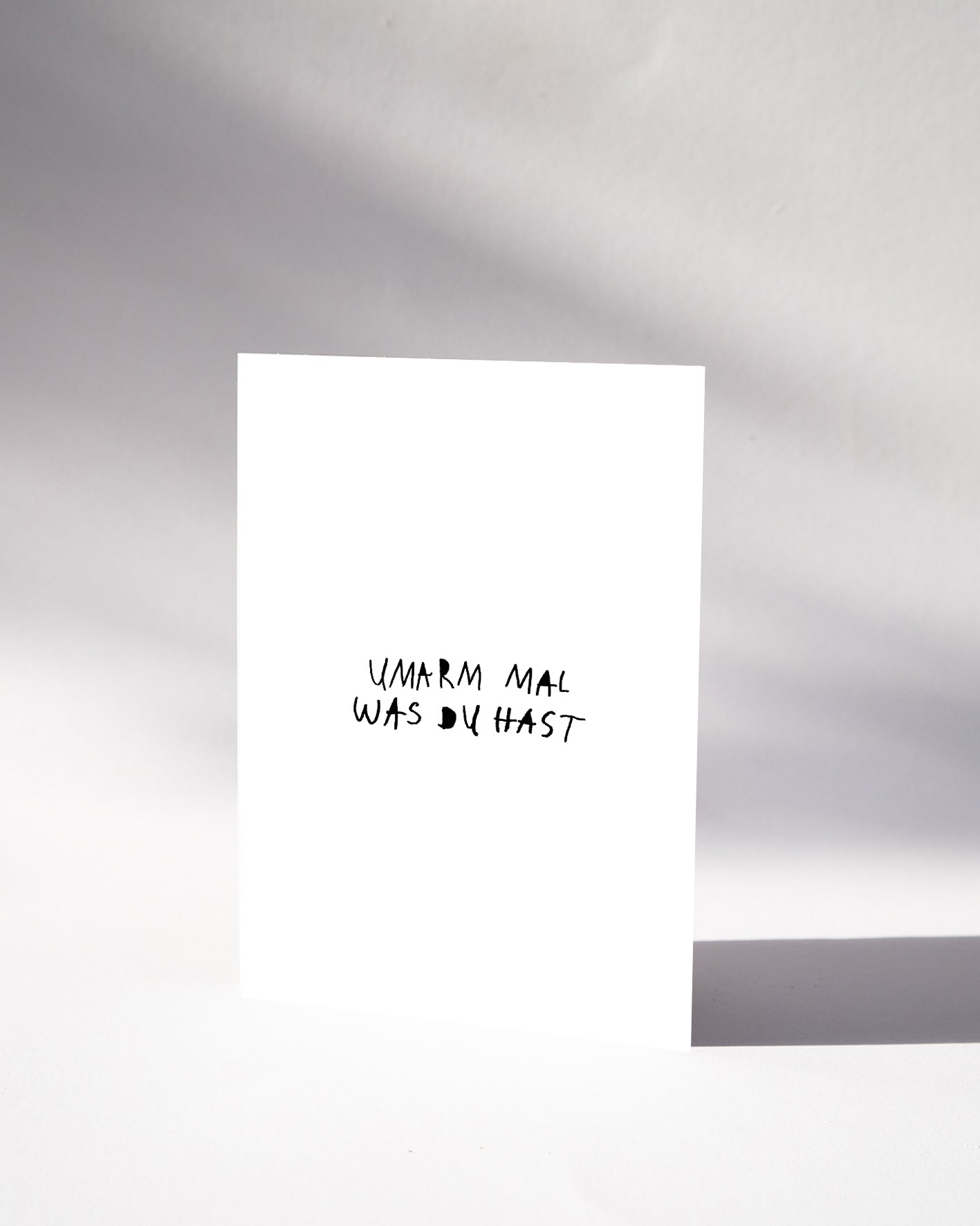 Postkarte — UMARM MAL WAS DU HAST