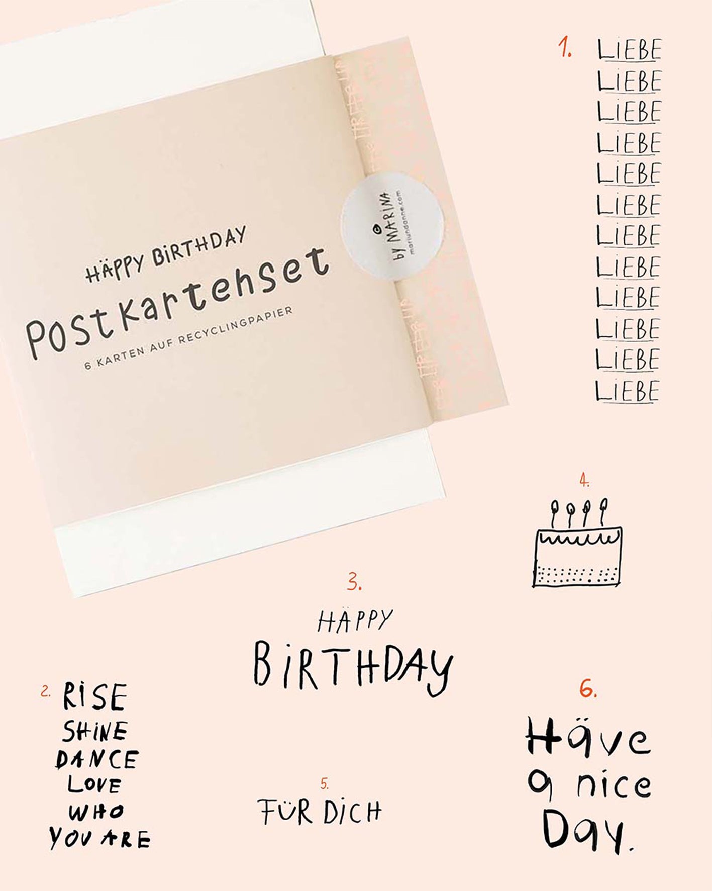 DiVERSE — POSTKARTENSETS