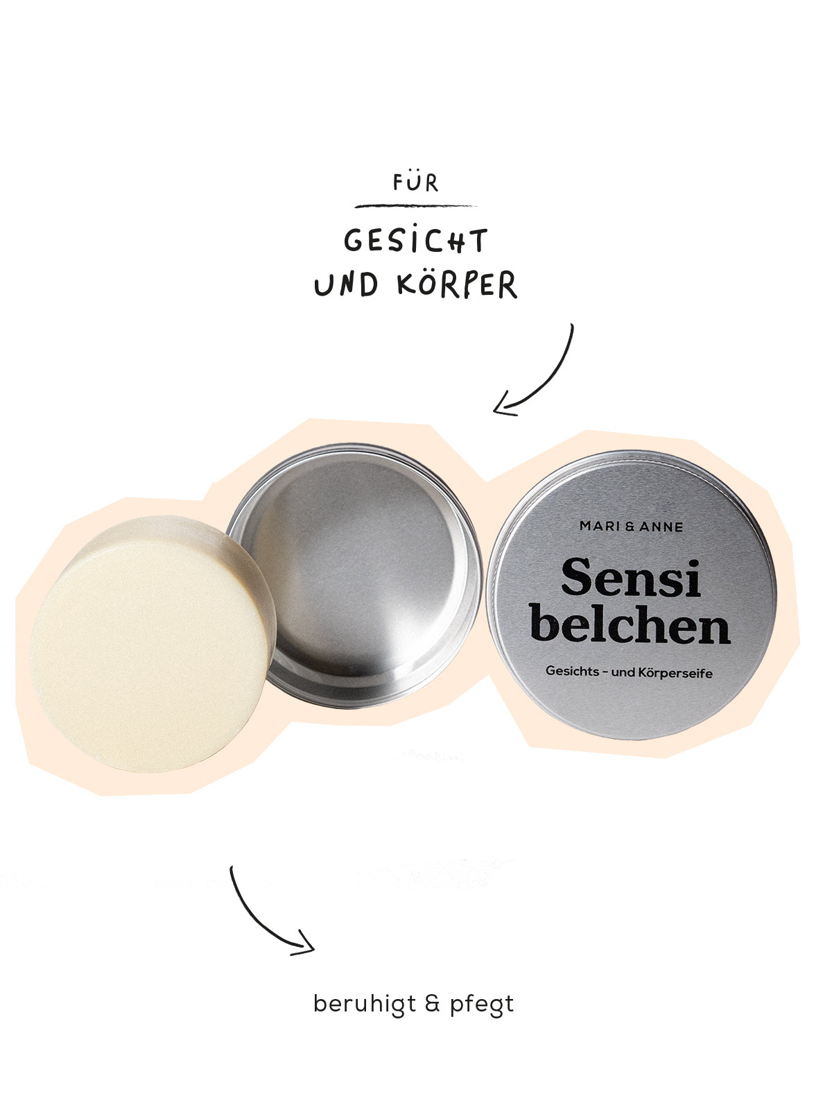 B-WARE SENSiBELCHEN — B-Ware Gesicht + Körperseife