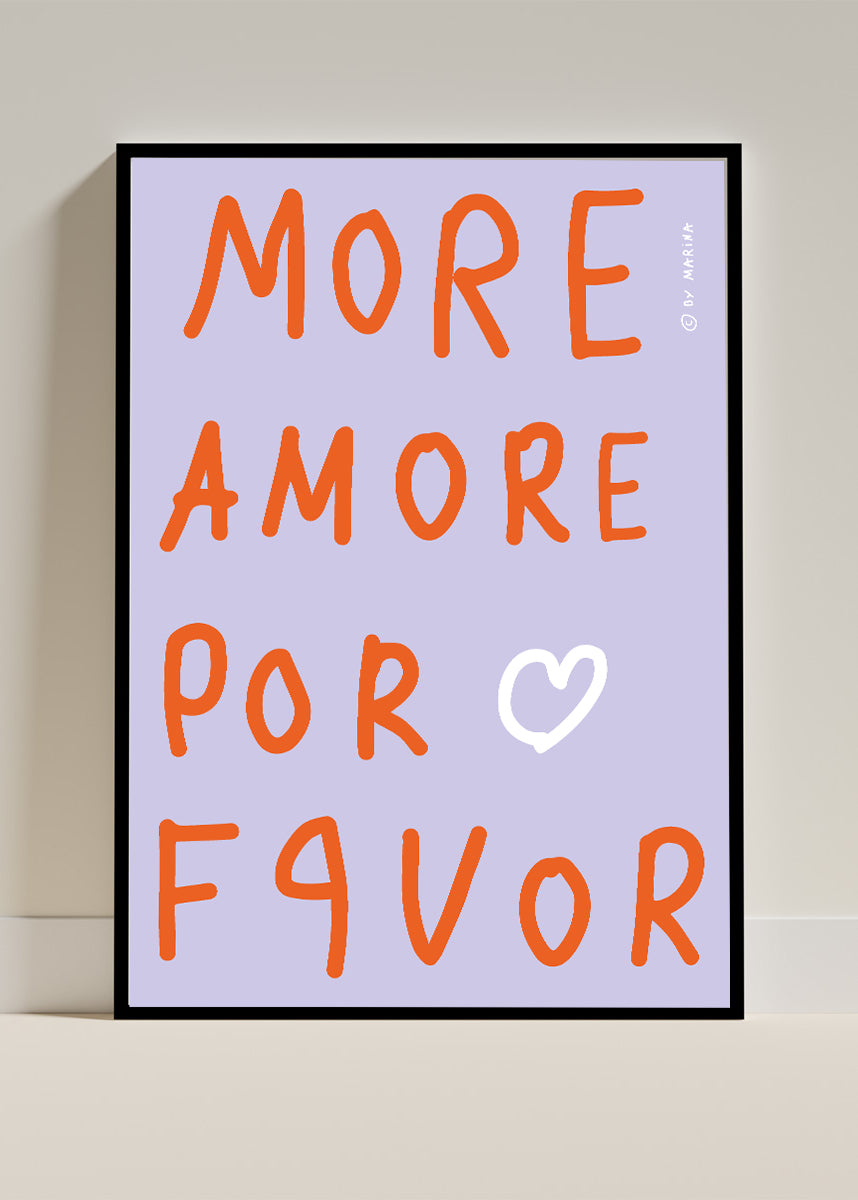 Poster — Poster "MORE AMORE"