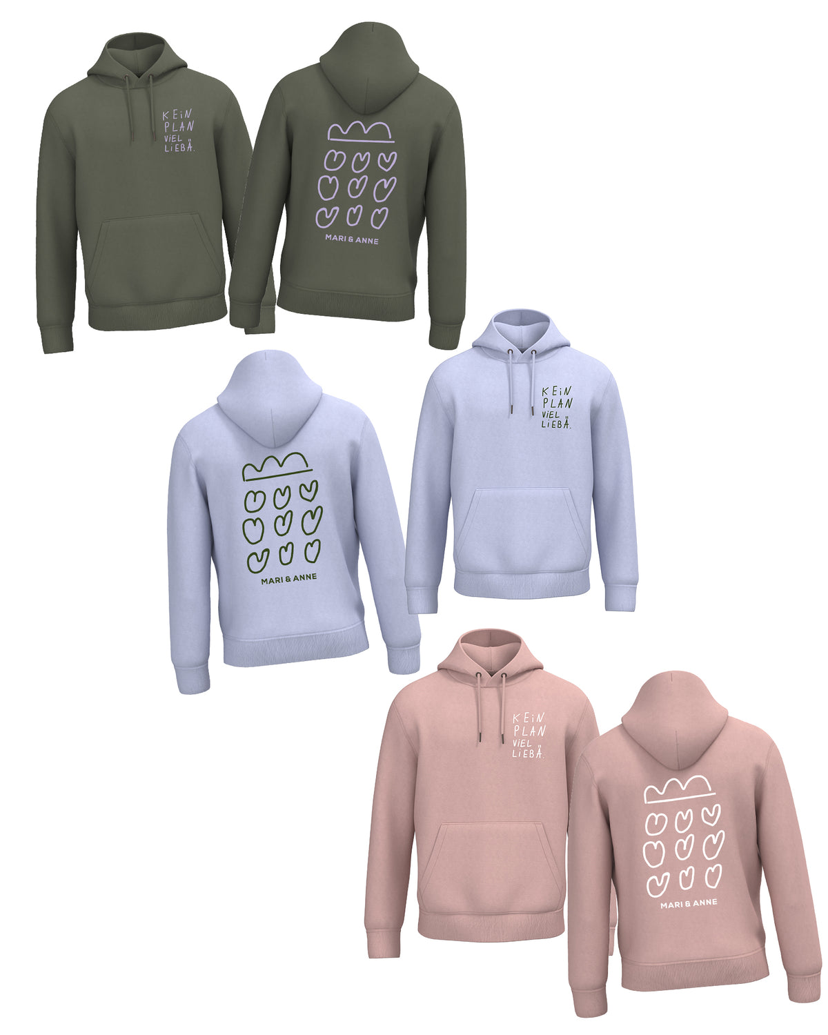 Kein Plan viel Liebä — Hoodie