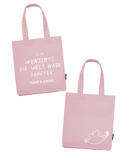 Ich wünschte die Welt... — Jutebeutel in 3 Farben