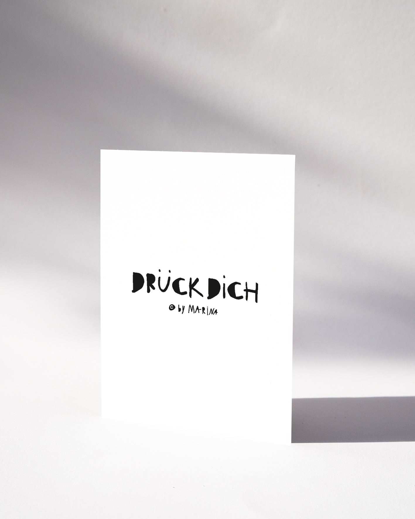 POSTKARTE — DRÜCK DICH