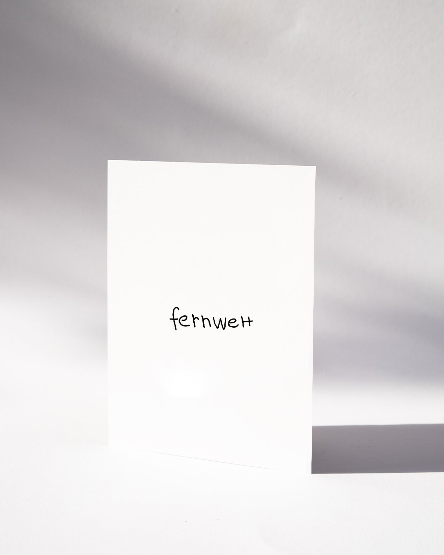POSTKARTE — FERNWEH