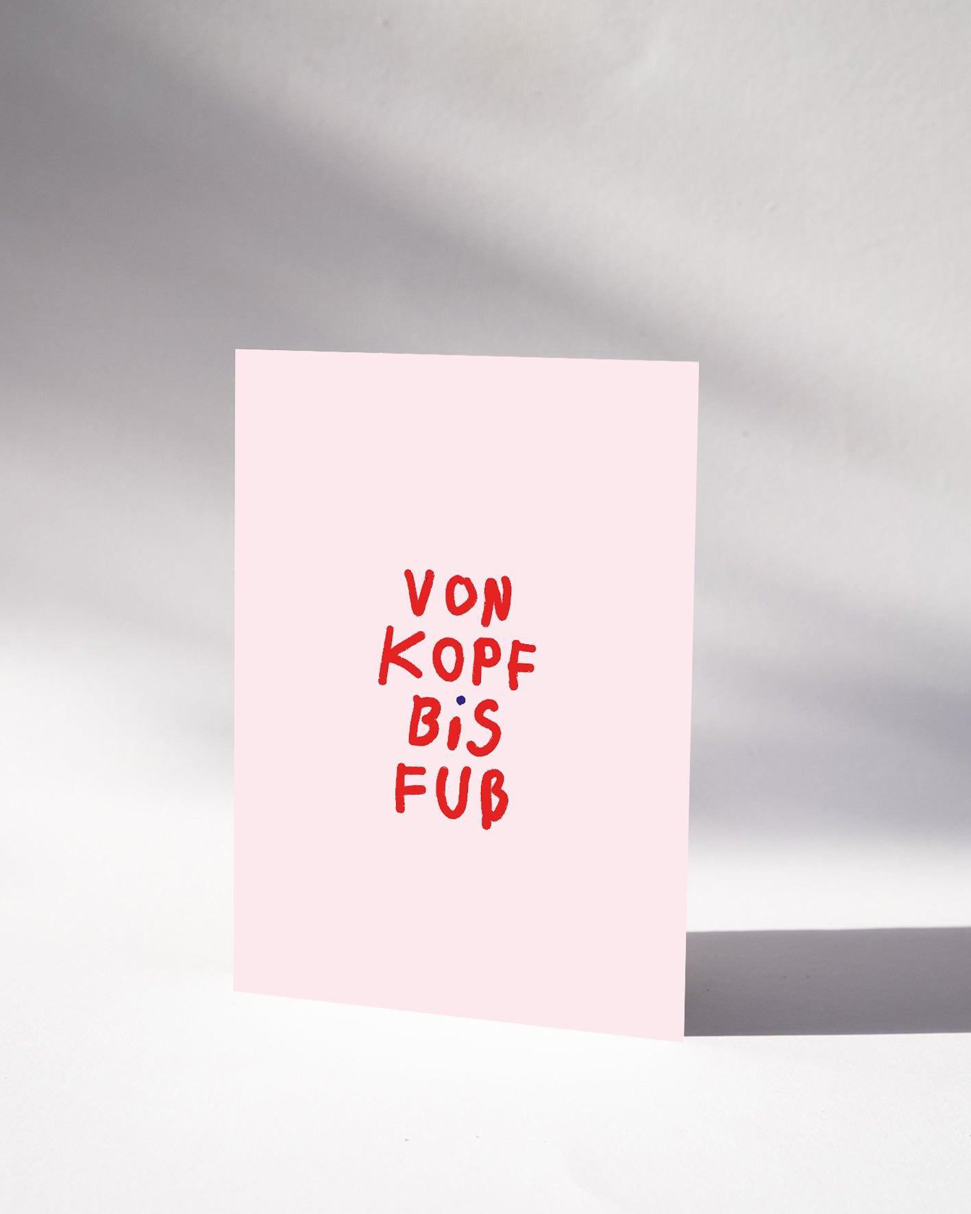 Postkarte — VON KOPF BIS FUß
