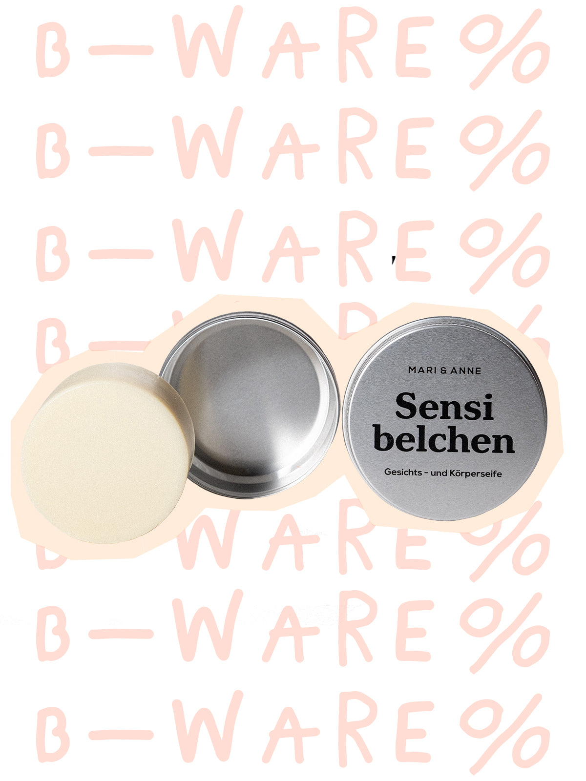 B-WARE SENSiBELCHEN — GESiCHT + KÖRPERSEiFE