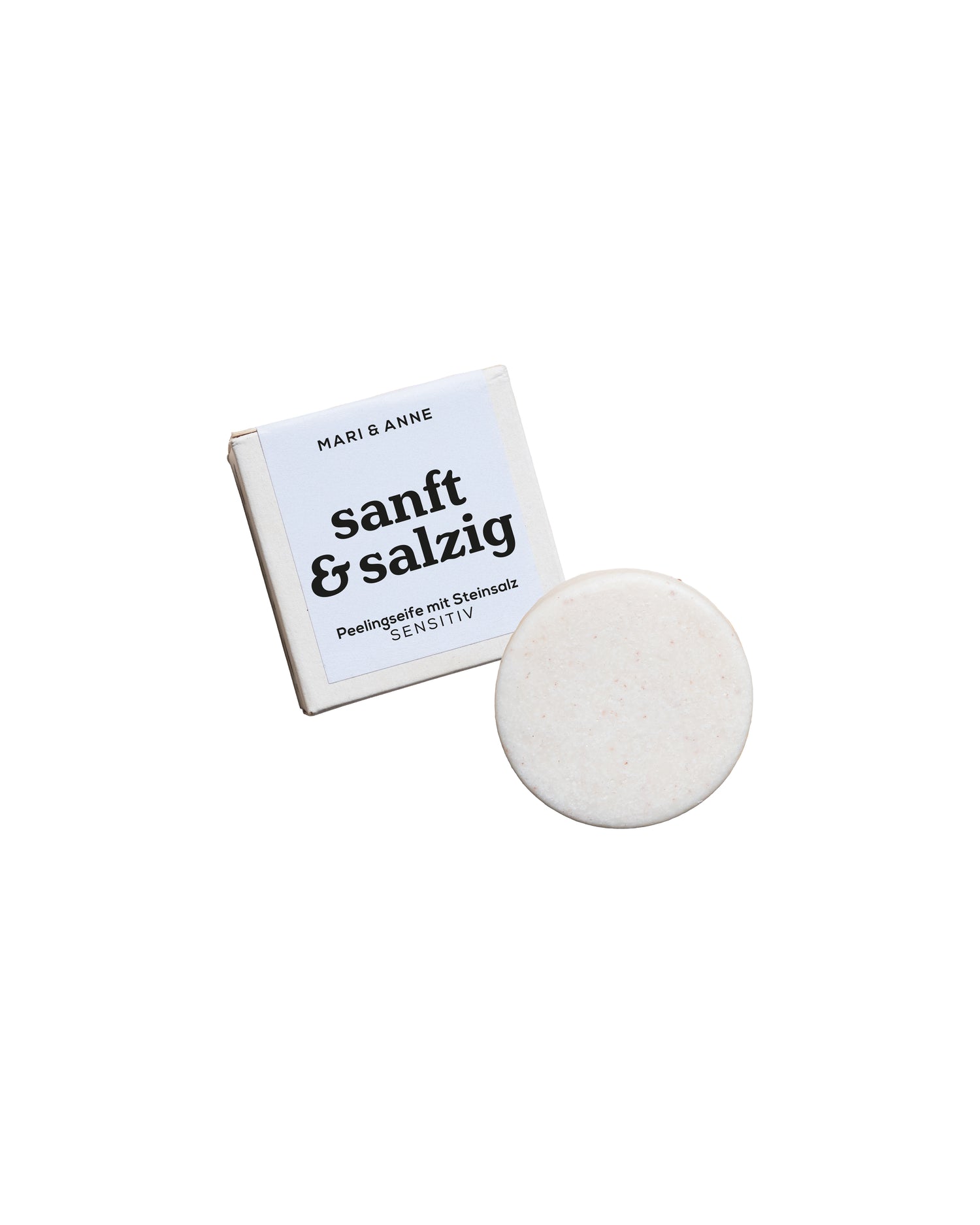 sanft &amp; salzig — Peelingseife "sensitiv"