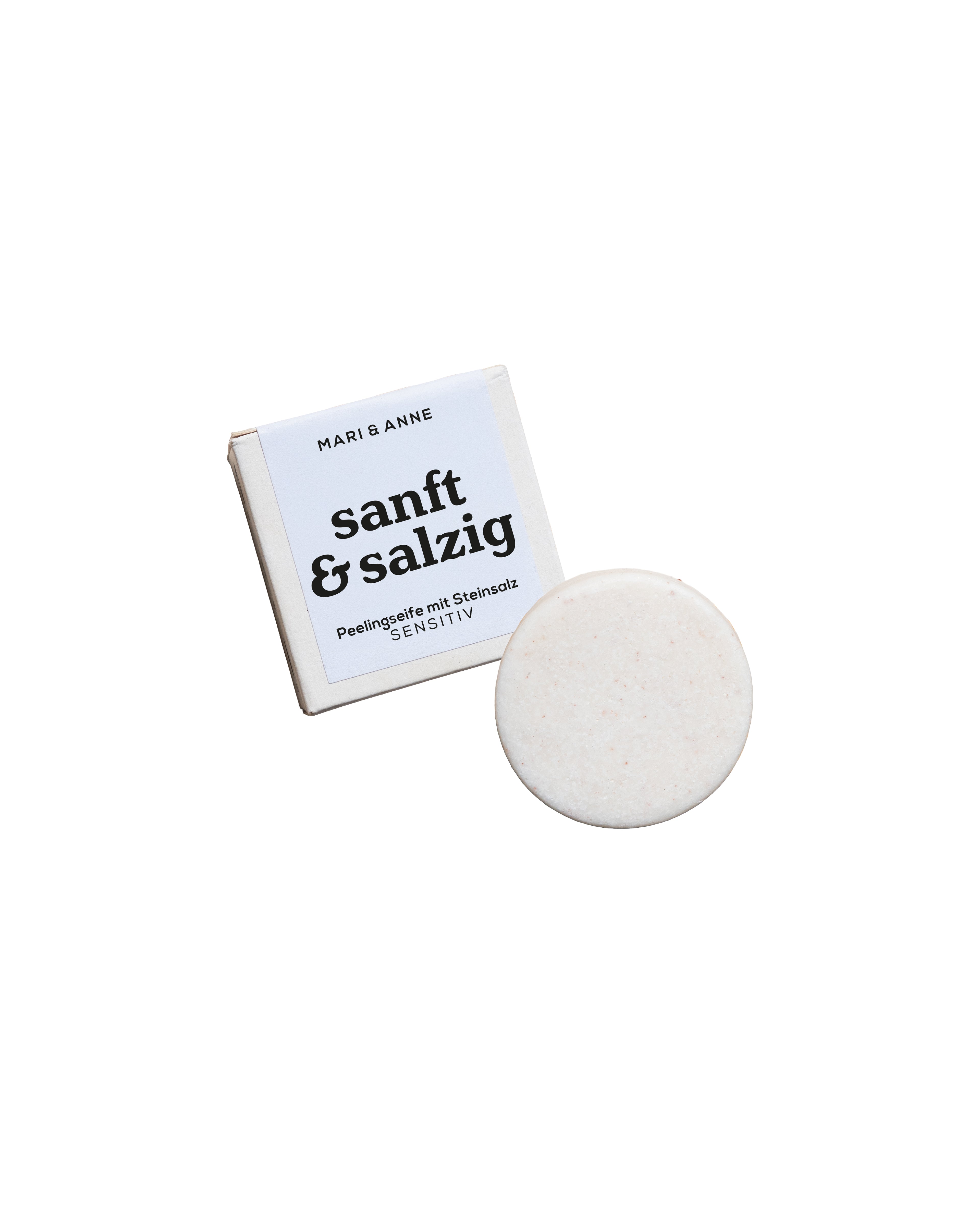 sanft &amp; salzig — Peelingseife "sensitiv"
