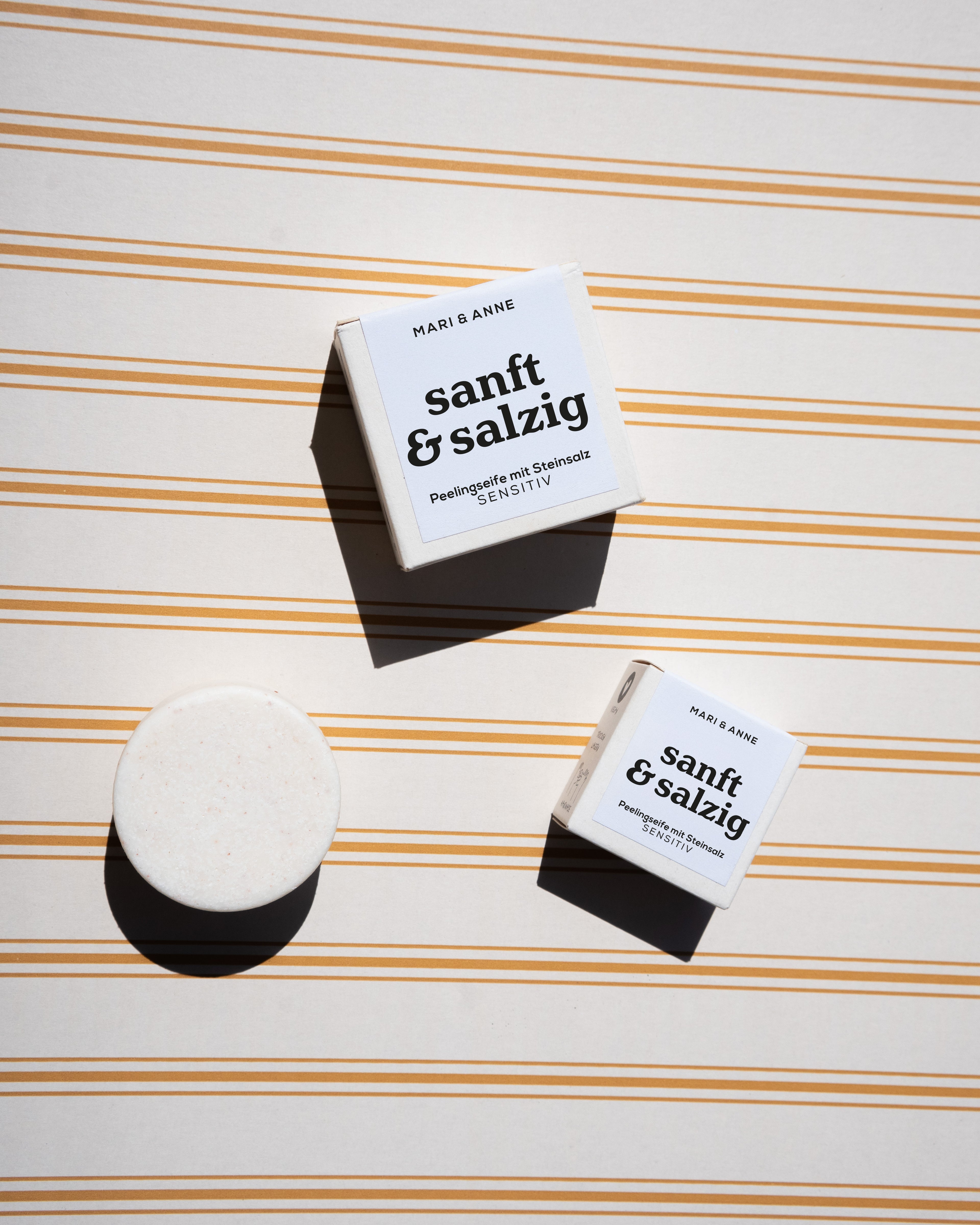 sanft &amp; salzig — Peelingseife "sensitiv"