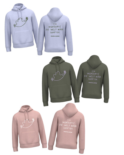 Ich wünschte die Welt... — Hoodie