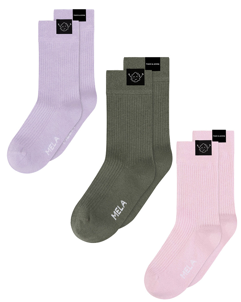 Tief durchatmen — Socken in 3 Farben