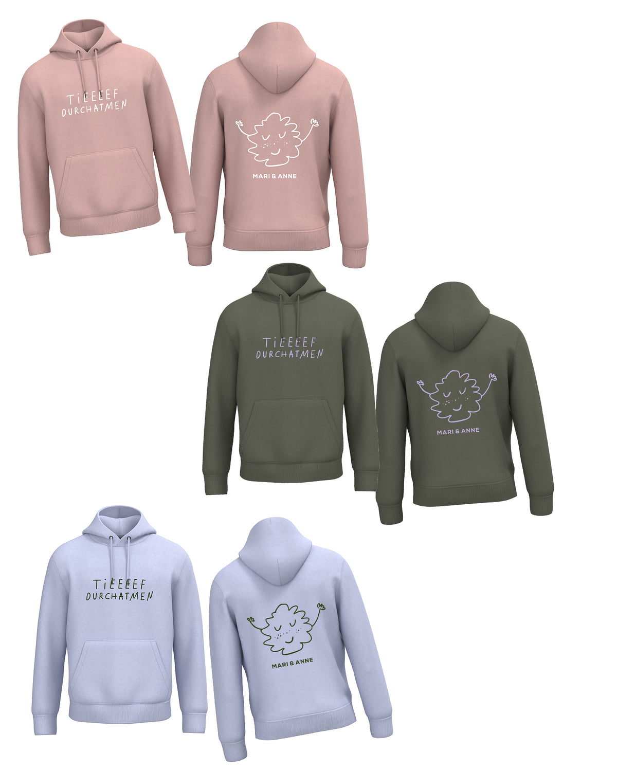 Tief durchatmen — Hoodie
