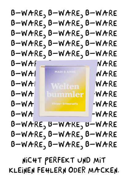 B-WARE WELTENBUMMLER — HAAR- UND KÖRPERSEIFE