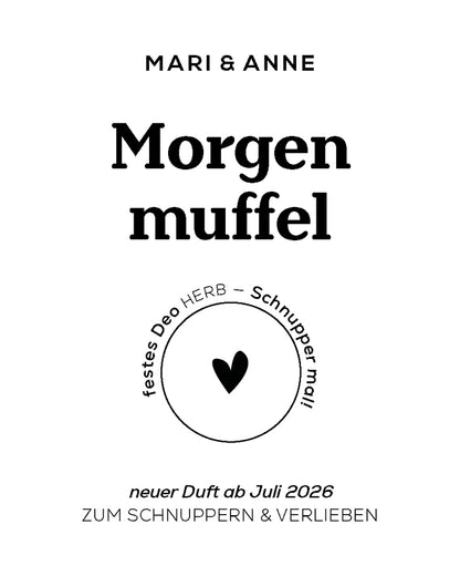 MORGENMUFFEL — Festes Deo Dose &amp; Nachschub "Herb"