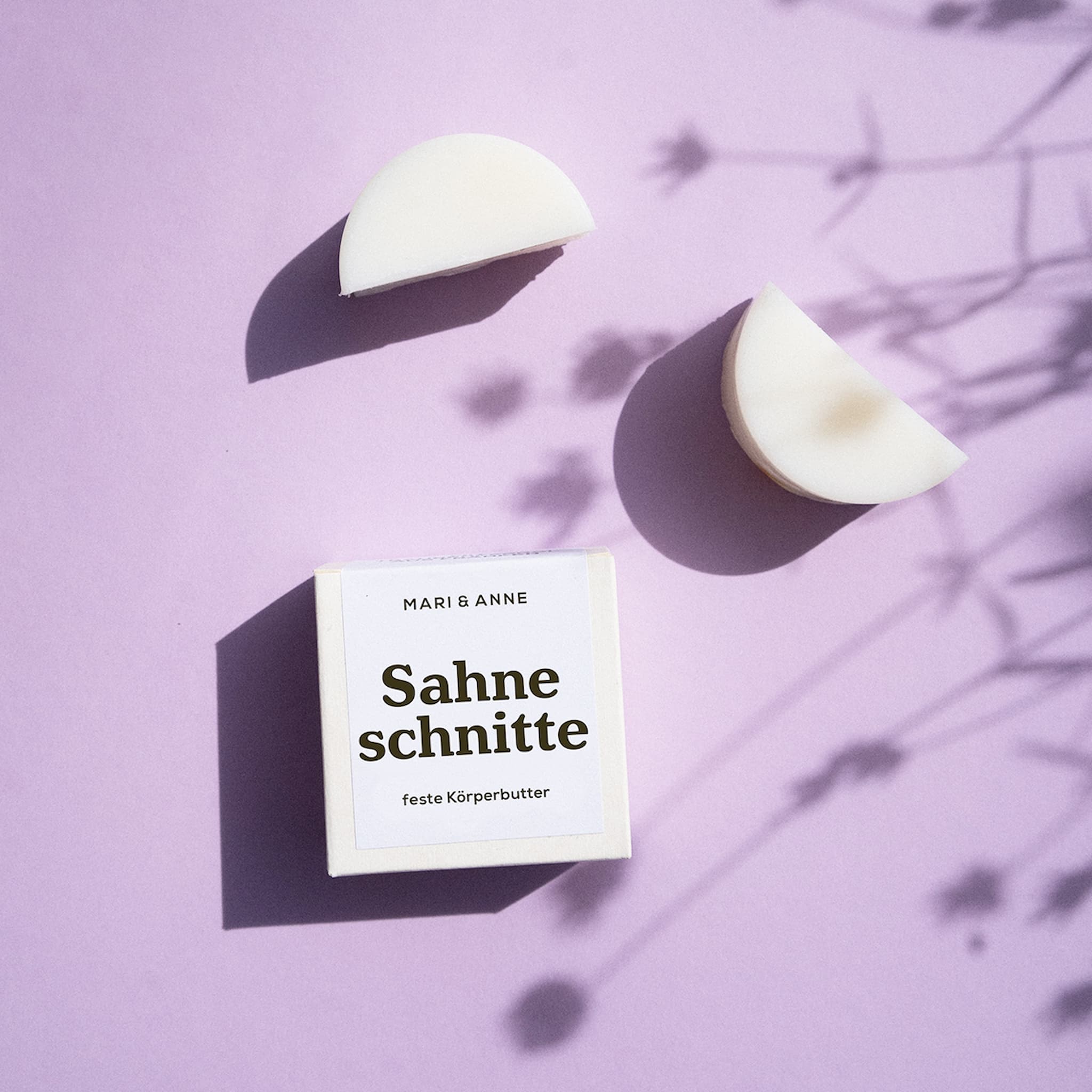 SAHNESCHNITTE SENSITIV — Feste Hand- &amp; Körperbutter "sensitiv"