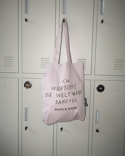 Ich wünschte die Welt... — Jutebeutel in 3 Farben
