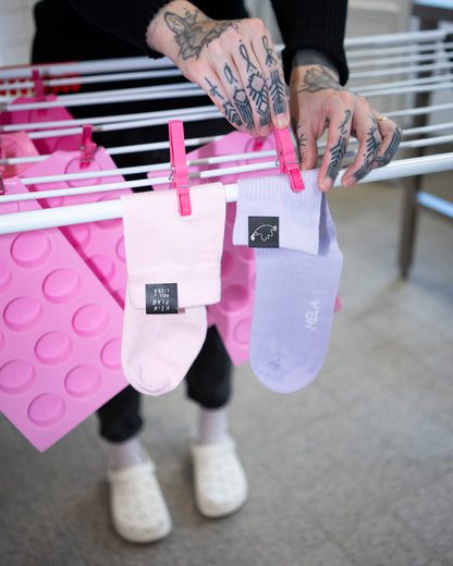 Kein Plan viel Liebä — Socken in 3 Farben