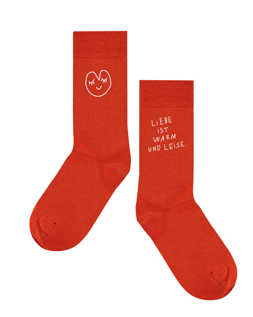 Liebe ist warm und leise — SOCKEN IN 3 FARBEN