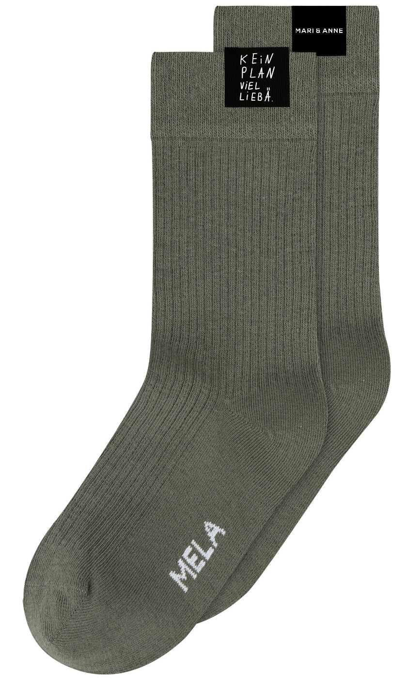 Kein Plan viel Liebä — Socken in 3 Farben