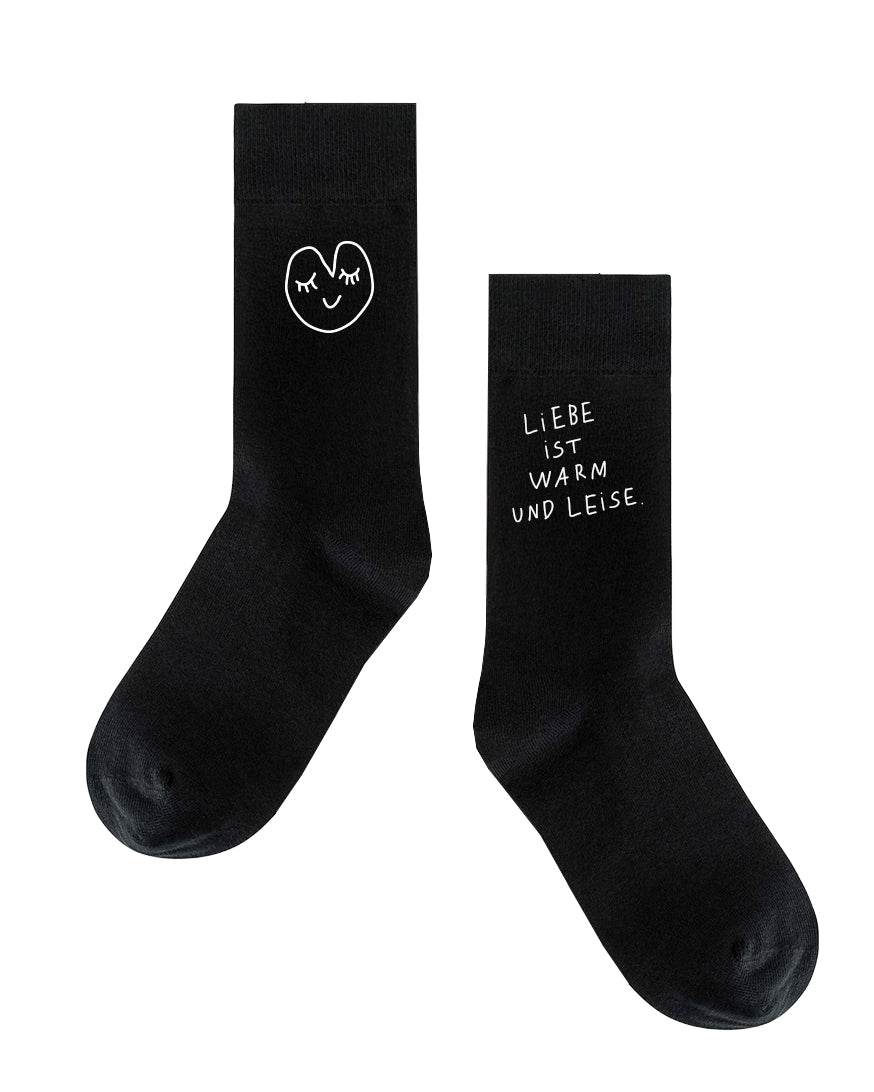 Liebe ist warm und leise — SOCKEN IN 3 FARBEN
