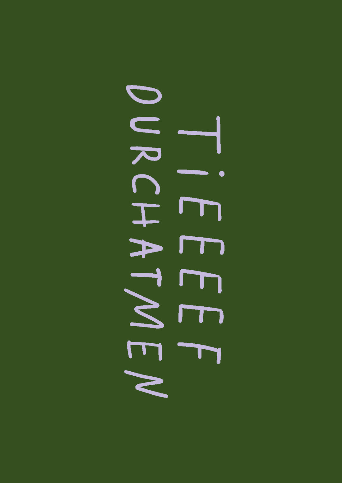Tief durchatmen — Postkarte "Tieeef..."