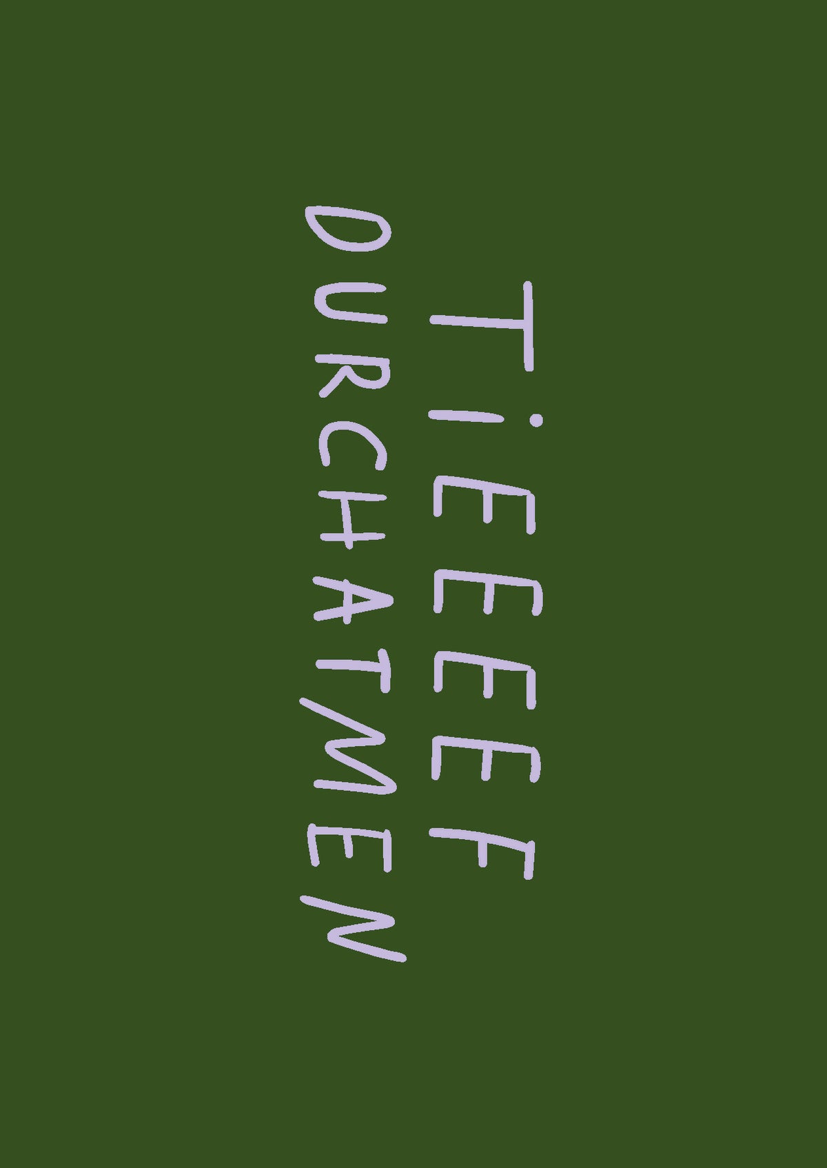 Tief durchatmen — Postkarte